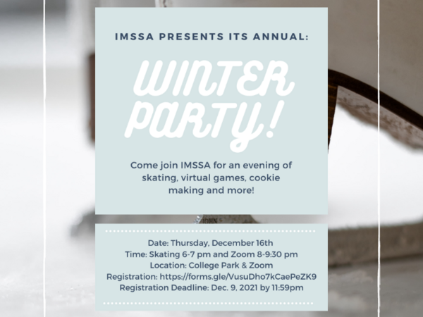 IMSSA Holiday Party Poster