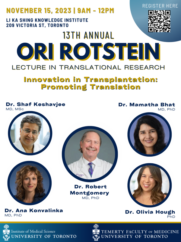 Ori Rotstein Lecture Panelist Promo Poster